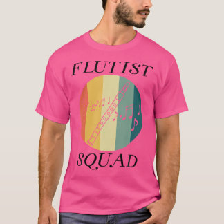 Camiseta Jugador de flauta de música de la orquesta flutist