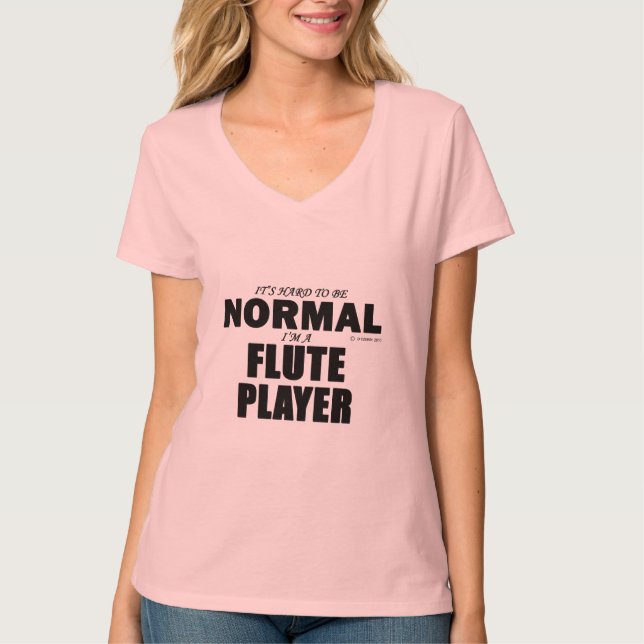 Camiseta Jugador de flauta normal (Anverso)