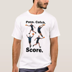 Camiseta Jugador de Frisbee definitivo atrapa pase anota Fr