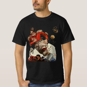 Camiseta Jugador de fútbol americano de quarterback corrien