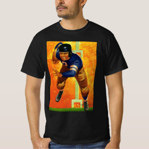 Camiseta Jugador de fútbol americano de quarterback corrien