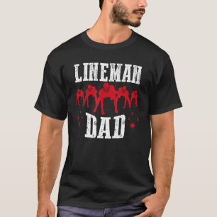 Camiseta Jugador de fútbol americano del Día del Padre Dadd