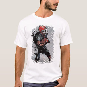 Camiseta Jugador de fútbol americano que celebra fútbol