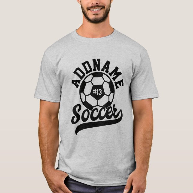 Camiseta Jugador de fútbol AÑADIR NOMBRE Equipo de fútbol P (Anverso)