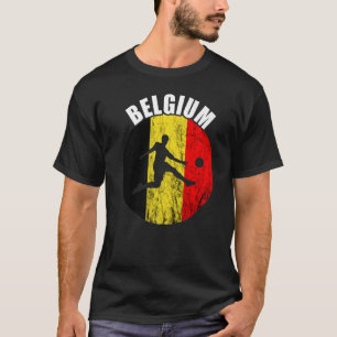 Camiseta Jugador de fútbol belga Bandera belga Belgique
