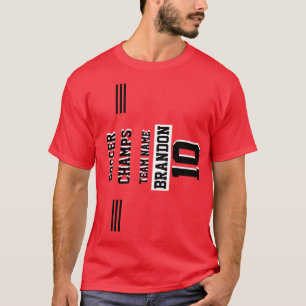 Camiseta jugador de fútbol campeonatos de fútbol personaliz