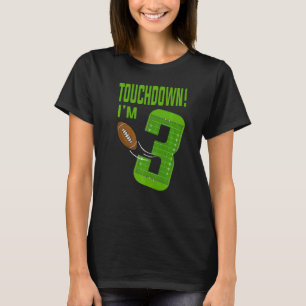 Camiseta Jugador de fútbol, chico con fuerza, tengo 3 años
