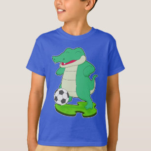 Camiseta Jugador de fútbol cocodrilo Fútbol