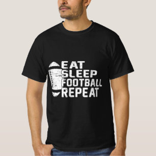 Camiseta Jugador de fútbol come el sueño de fútbol repetici