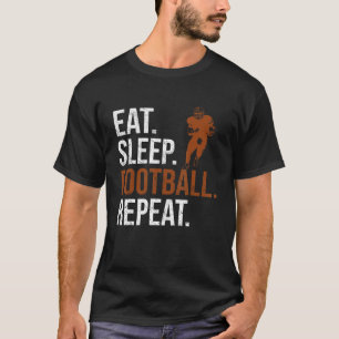 Camiseta Jugador de fútbol come el sueño de fútbol repetici