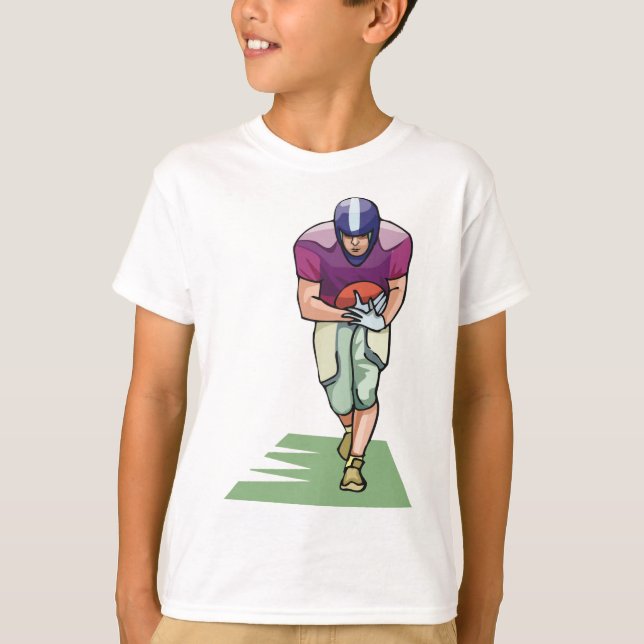 Camiseta Jugador de fútbol con pelota (Anverso)
