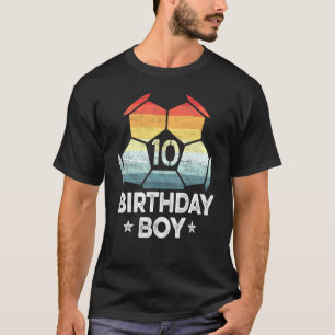 Camiseta Jugador de fútbol de 10 años décimo cumpleaños déc