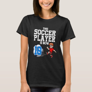 Camiseta Jugador de fútbol de 10 años niño cumpleaños