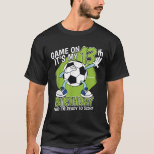 Camiseta Jugador de fútbol de 13 años niño 13 cumpleaños