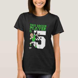Camiseta Jugador de fútbol de 5 años de edad