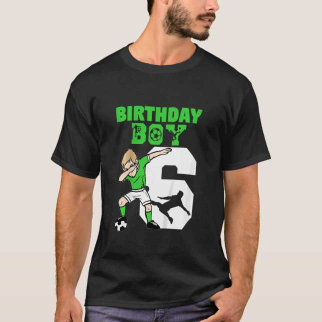 Camiseta Jugador de fútbol de 6 años de edad (Anverso)