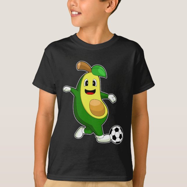 Camiseta Jugador de fútbol de aguacate (Anverso)