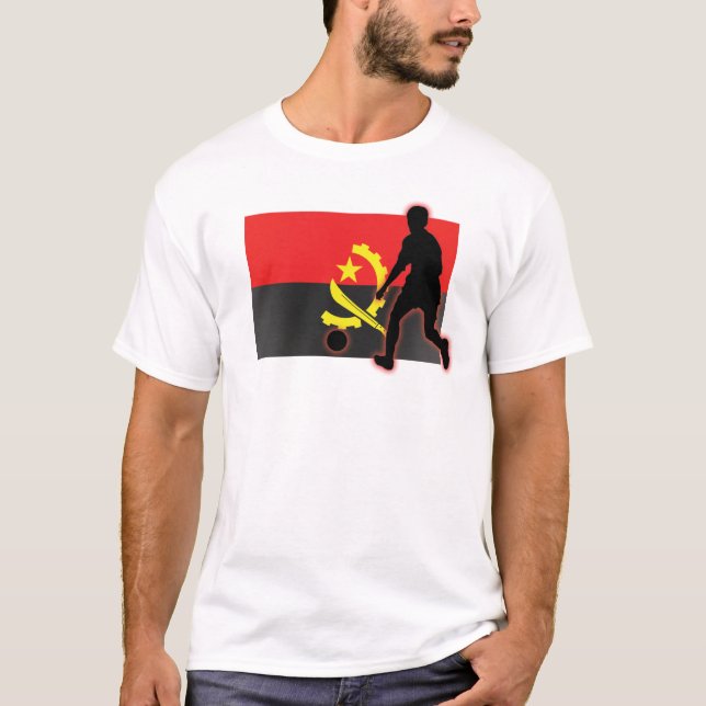 Camiseta Jugador de fútbol de Angola (Anverso)