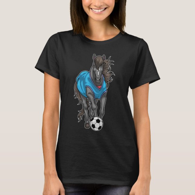 Camiseta Jugador de fútbol de caballos (Anverso)