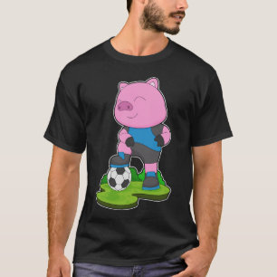 Camiseta Jugador de fútbol de cerdo