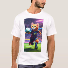 Camiseta Jugador de fútbol de Cyberpunk con gol | Dígito