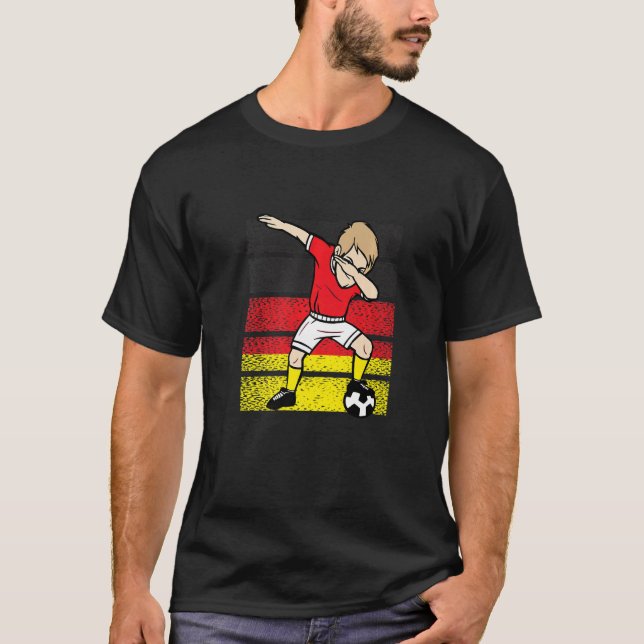 Camiseta Jugador de fútbol de Dabbing (Anverso)