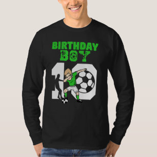 Camiseta Jugador de fútbol de diez años de edad