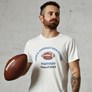 Camiseta Jugador de Fútbol de Escuela Secundaria Personaliz