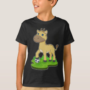 Camiseta Jugador de fútbol de Giraffe