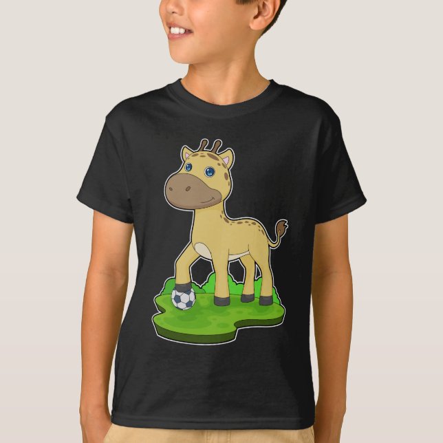 Camiseta Jugador de fútbol de Giraffe (Anverso)