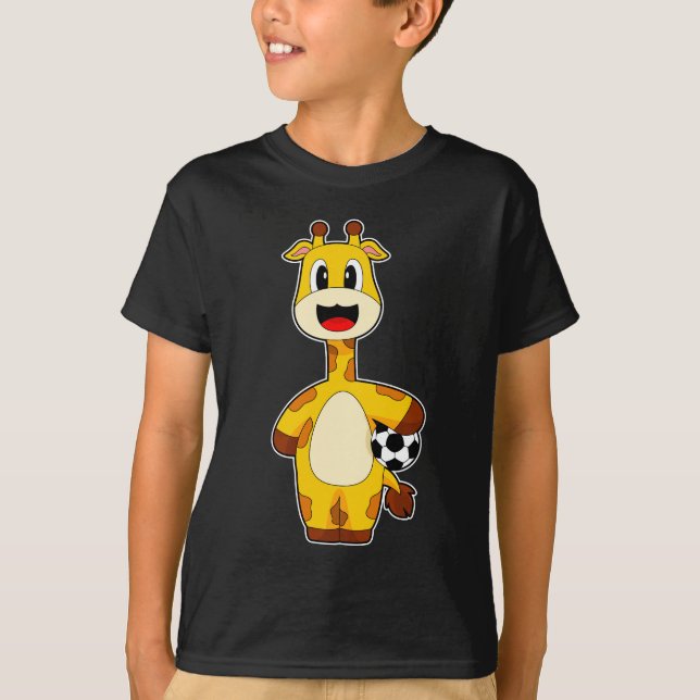 Camiseta Jugador de fútbol de Giraffe (Anverso)