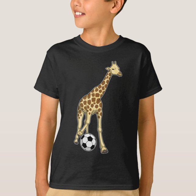 Camiseta Jugador de fútbol de Giraffe (Anverso)