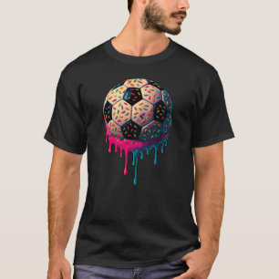 Camiseta Jugador de fútbol de goteo de adolescente Guay