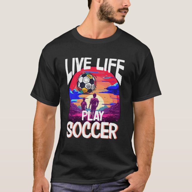Camiseta Jugador de fútbol de Live Life Play (Anverso)
