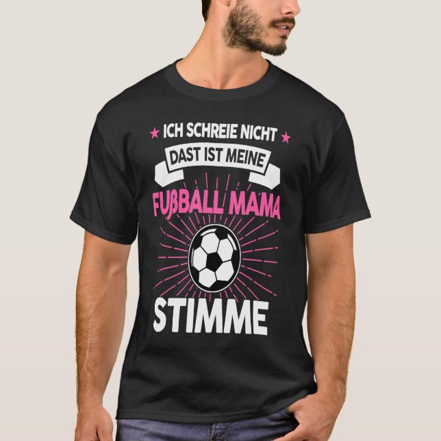 Camiseta Jugador de fútbol de Mamá (Anverso)