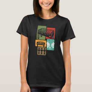 Camiseta Jugador de fútbol de mesa Foosball Chicos Retro Fo