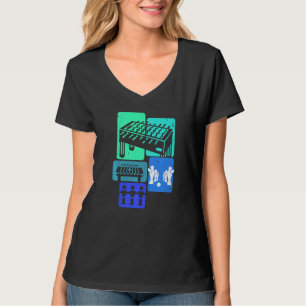 Camiseta Jugador de fútbol de mesa Foosball Retro Chicos Fo
