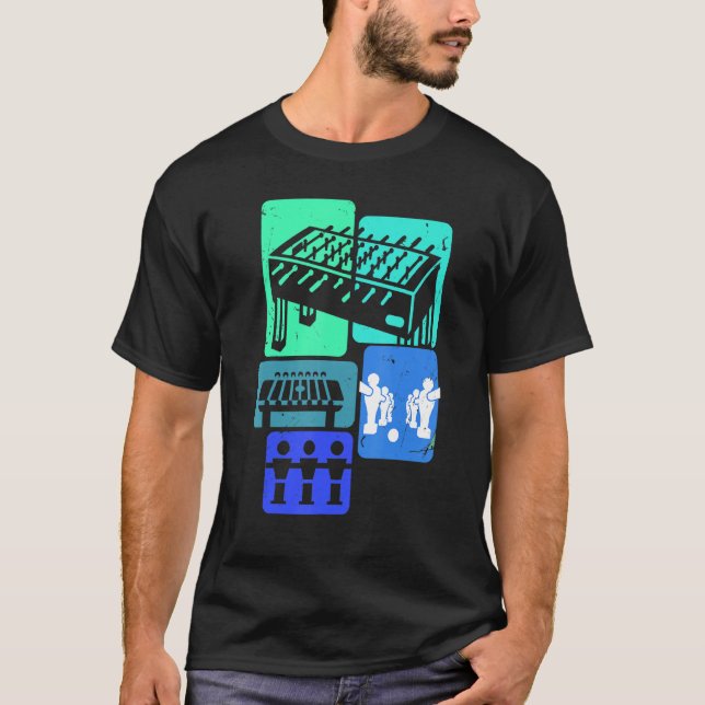 Camiseta Jugador de fútbol de mesa Retro Boys Foosb (Anverso)