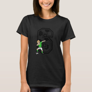 Camiseta Jugador de fútbol de niño de 6 años 6º cumpleaños