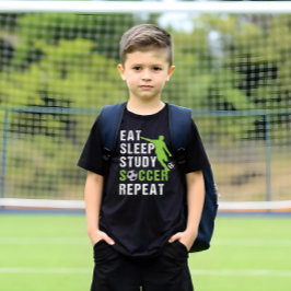 Camiseta Jugador de fútbol de niño de repetición de fútbol