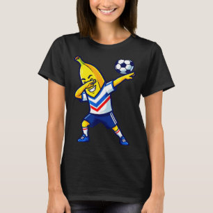 Camiseta Jugador de fútbol de plátano divertido haciendo da