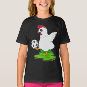 Camiseta Jugador de fútbol de pollo