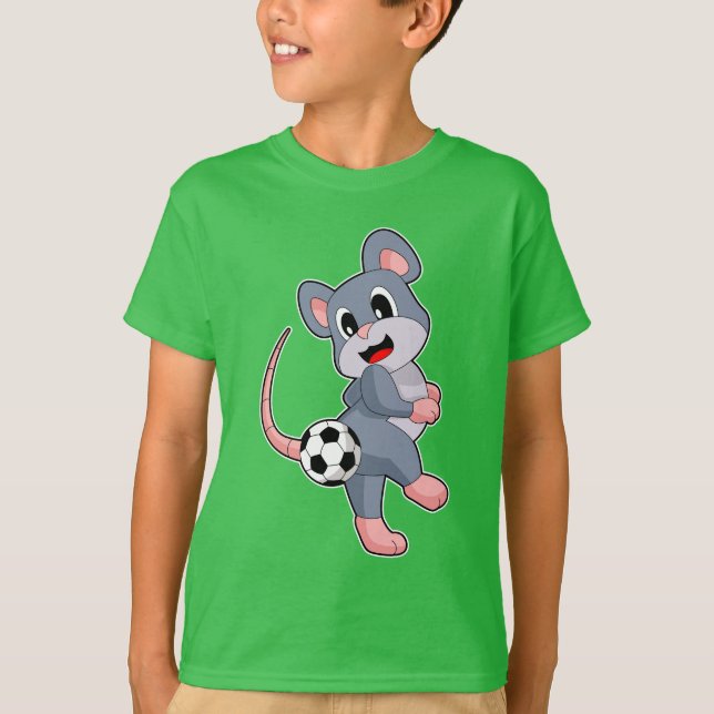 Camiseta Jugador de fútbol de ratón (Anverso)