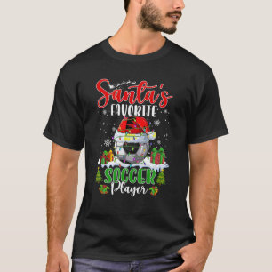 Camiseta Jugador de fútbol favorito de Santa Lucía Snow Spo