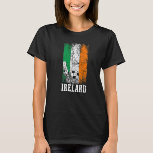 Camiseta Jugador de fútbol irlandés patriótico Bandera de I