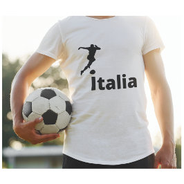 Camiseta Jugador de fútbol Italia, personalizable