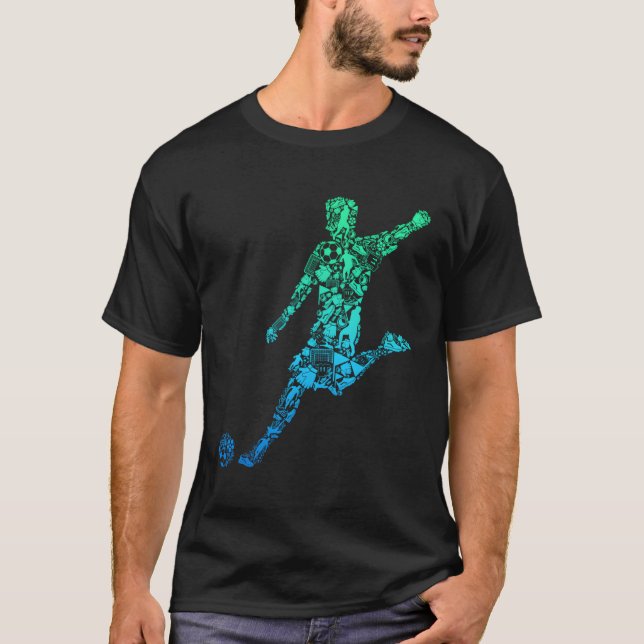 Camiseta Jugador de fútbol joven (Anverso)