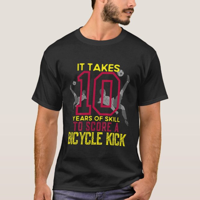 Camiseta Jugador De Fútbol Jugador 10 Años De Ciclismo Infa (Anverso)