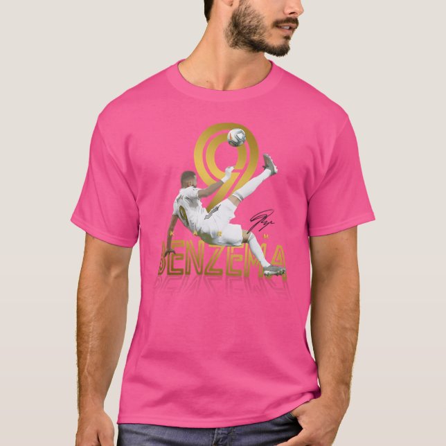 Camiseta Jugador de fútbol Karim Benzema No.09 (Anverso)