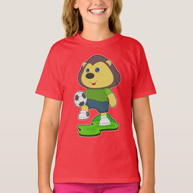 Camiseta Jugador de fútbol León (Anverso)
